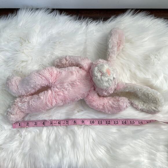 Weighted Floppy Pink Bunny Rabbit Plush TL Toys Bean Bottom Stuffed Animal Soft - Picture 9 of 11